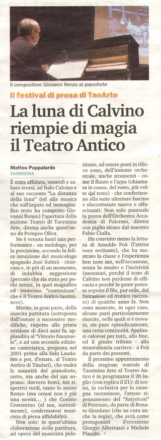 Gazzetta del Sud, 2 luglio 2007